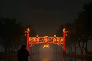 剧集灯火长安封面,元宵灯市与长街人群